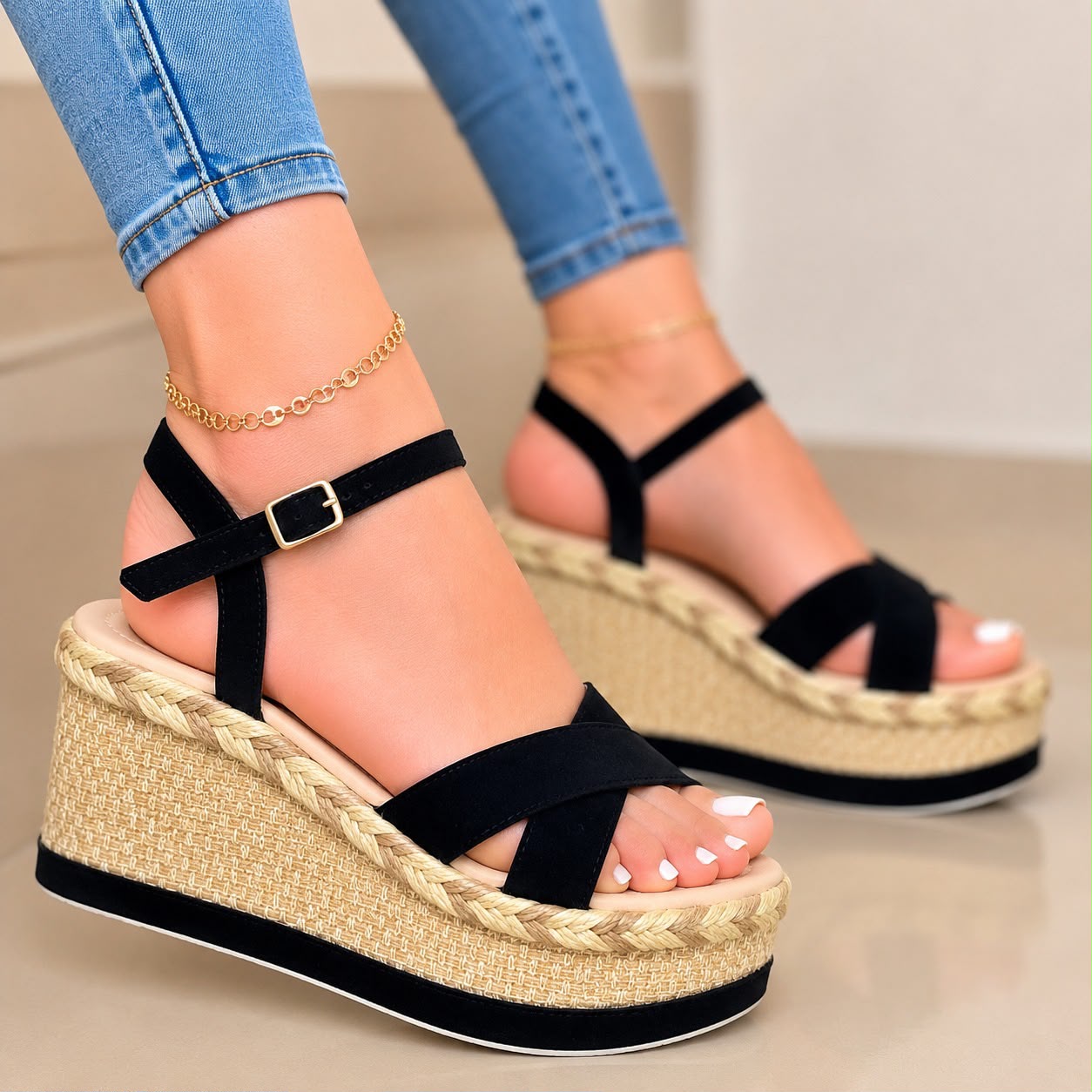 Sandalias Plataforma IBIZA – Zendella | Cuña Espadrilla Ultra Liviana